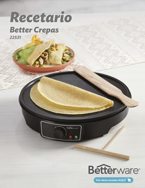 Recetario BETTERWARE: Better Crepas 22531